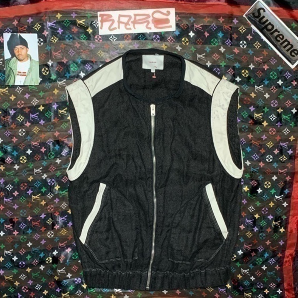 IRO Linen Blistered Lamb Leather Vest